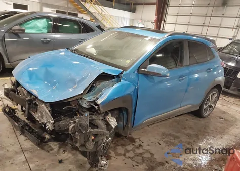 2021 Hyundai Kona Limited z USA, uszkodzony, nr VIN KM8K3CA5XMU600515